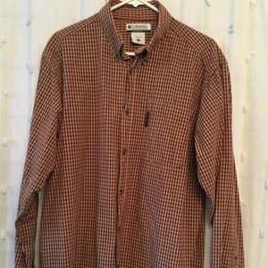 Columbia long sleeve cotton shirt.